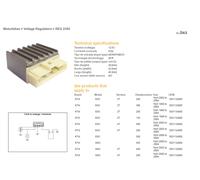 REGOLATORE DI TENSIONE DZE KTM EXC '98-04 (2T+4T) (5031134000) (12V/8A) (ES