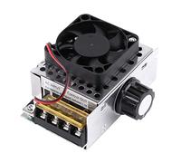 Regolatore di tensione elettrico SCR da AC110V a 220V 4000W Regolatore di velocità del motore della temperatura del dimmer con ventola per lampade, regolatori di velocità