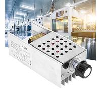 Regolatore di Tensione Elettronico 6000 W, Termostato Dimmer di Controllo della velocità SCR a Tiristori Ad Alta Potenza con Guscio Protettivo, per Uso Domestico e in Fabbrica