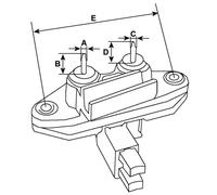 Regolatore di tensione F 032 335 341 HC-Cargo