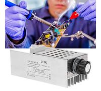 Regolatore di Tensione SCR 10000 W, Dimmer per Lampada, Dissipatori di Calore Integrati, Uscita Regolabile 0, 220 V, Regolazione della Temperatura per Forno Elettrico,