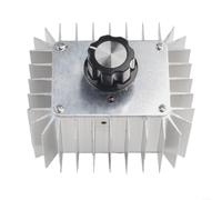 Regolatore di tensione SCR da 5000 W AC 220 V, termostato dimmer per controllo motore, custodia in alluminio con dissipatore di calore, 84 x 70 mm