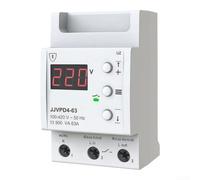 Regolatore di tensione su guida DIN 63 A con display digitale | True per misurazione RMS, valori accurati in caso di guasti, monitoraggio della rete da 230 V, risposta rapida, affidabile