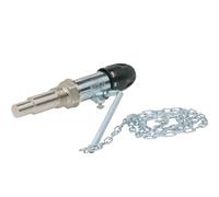 Regolatore di Tiraggio Termostatico 3/4" per Caldaie a Combustibile Solido - Campo 30-100°C - Ottone con Testa Termostatica