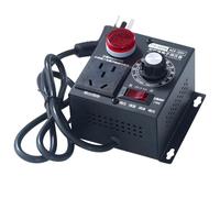Regolatore di velocità del motore a corrente alternata 2000W, regolatore di tensione elettronico dello schermo con regolazione della temperatura, rotazione del dimmer del ventilatore monofase con