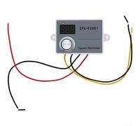 Regolatore di velocità del motore AC 220V con display digitale e velocità della ventola regolabile, gamma di controllo continuo 0 100%, adatto per motori brushless e spazzolati