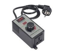Regolatore di velocità del Motore AC, AC220-240V 4000W Regolatore di velocità Variabile della Ventola Elettrica Regolatore di Tensione Elettronico con Presa Universale 10A