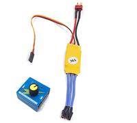 Regolatore di velocità del motore brushless trifase ad alta potenza DC 12V 30A, regolatore di velocità del motore PWM Brushless Driver con test server
