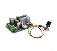 Regolatore di velocità del motore DC regolabile 20A DC10 60V Per modulo PWM con potenziometro e protezione integrata del fusibile per la gestione della velocità del motore
