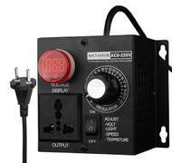 Regolatore di velocità del motore, regolatore di velocità 220 V, 4000 W, regolatore di tensione elettronico con protezione da sovraccarico, regolatore di tensione per smerigliatrice angolare, trapano