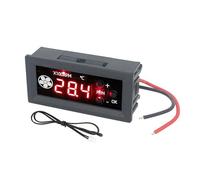 Regolatore di velocità della ventola a 4 fili da 12 V con sonda di temperatura display digitale a basso rumore e per raffreddamento a 3 A, regolatore di temperatura con display digitale