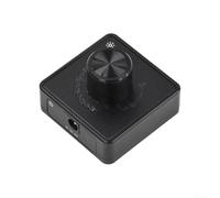 Regolatore di velocità della ventola per PWM con display digitale remoto, supporta ingresso DC 5V/12V/24V, uscita KF2510 a 4 pin, adatto per ventole a 4 fili, capacità di potenza 60 W, ABS nero