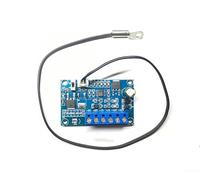 Regolatore di velocità di controllo della temperatura della ventola per PWM PC CPU DC12V 24V 2-Way 4A sistema di raffreddamento automatico con sonda di temperatura