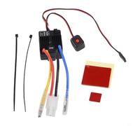 Regolatore di velocità elettronico spazzolato 60A progettato per auto e barche RC con protezione della batteria integrata e facile programmazione tramite tappo (nero)