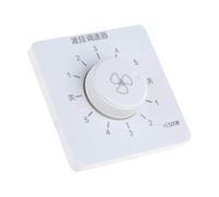 Regolatore di velocità moderno, interruttori a pannello da parete, tipo 86, regolatore di velocità for ventilatore da soffitto, regolazione facile della velocità, livello a 5 marce