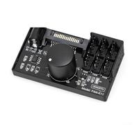 Regolatore di velocità per ventola PWM per raffreddamento server, interfaccia SATA a 4 pin, supporta controllo hub ventola a 4 vie e 6 vie, potenza massima di uscita 60 W (4 pin x 6)