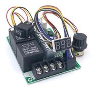 Regolatore di velocità PWM Motore CC Display digitale Modulo di azionamento regolabile 0~ Ingresso MAX60A 12V 24V
