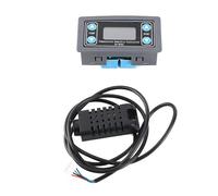 Regolatore digitale di umidità della temperatura Termostato intelligente ad alta precisione Misuratore di umidità per piantagioni in serra Agricoltura Allevamento di bestiame ABS