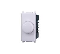 Regolatore Dimmer A Manopola 220V 100-1000W Colore BIANCO Compatibile Con Vimar