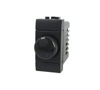Regolatore Dimmer A Manopola 220V, Compatibile Con Bticino Living Light (Nero)