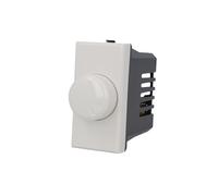 REGOLATORE DIMMER A MANOPOLA SILVER TECH BIANCO NERO COMPATIBILE AXOLUTE