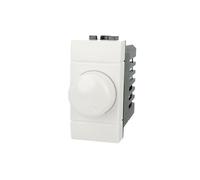 REGOLATORE DIMMER A MANOPOLA SILVER TECH BIANCO NERO COMPATIBILE LIVING