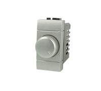 REGOLATORE DIMMER A MANOPOLA SILVER TECH BIANCO NERO COMPATIBILE LIVING
