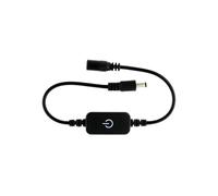 Regolatore dimmer LED con interruttore touch a manopola continua U 5V DC12-24V(Touch DC12-24V Black)