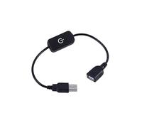 Regolatore dimmer LED con interruttore touch a manopola continua U 5V DC12-24V(Touch USB 5V Black)