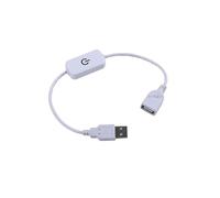 Regolatore dimmer LED con interruttore touch a manopola continua U 5V DC12-24V(Touch USB 5V White)