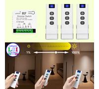 Regolatore Dimmer Varialuce 220V 150W Pulsante e Telecomando lampade strisce led
