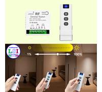 Regolatore Dimmer Varialuce 220V 150W Pulsante e Telecomando lampade strisce led