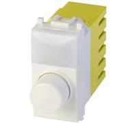Regolatore elettronico di luminosità con comando rotativo Bianco