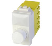 Regolatore elettronico di luminosità con comando rotativo Bianco