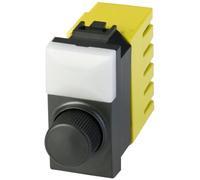 Regolatore elettronico di luminosità con comando rotativo Nero