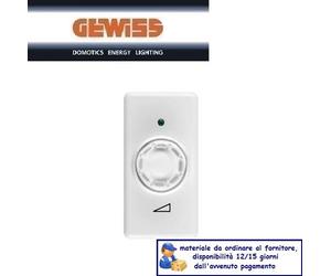 REGOLATORE ELETTRONICO ROTATIVO DEVIATORE GEWISS SYSTEM WHITE GW20811