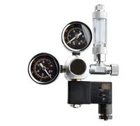 Regolatore elettrovalvola CO2 for acquario Valvola di ritegno magnetica Accessori for fai-da-te Kit sistema generatore ozono diffusore(Solenoid big 2 meter,W21.8)