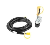 Regolatore for bombola di propano con tubo flessibile a sgancio rapido for camper da 12 piedi for valvola 20 libbre 1/4 pollice for riscaldatore for braciere