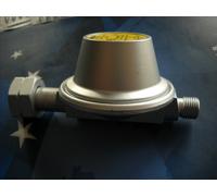 REGOLATORE GAS 30Mbar ATTACCO ITALIANO CON VALVOLA DI SICUREZZA X CAMPER & CAR