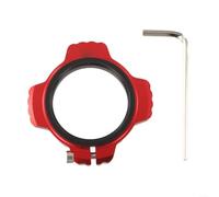 Regolatore Guarnitura per dub Alluminio 48.3mm Regolatore Guarnitura | Lega 7075 ultra-, precarico ottimale, compatibile per sram per dub, colore nero opaco, peso 20g(red)