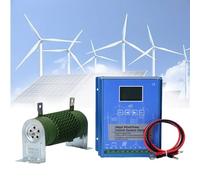 Regolatore Ibrido Solare e Eolico da 15000 W, 12 V/24 V/48 V, Ricarica Rapida, regolatore di monitoraggio dell'illuminazione Stradale Solare, LCD, Batteria al Litio Piombo-Acido