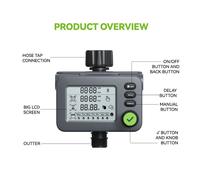 Regolatore Irrigazione Timer Irrigazione Manuale Automatico con IP54 Impermeabil