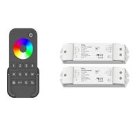 Regolatore LED a 3 canali DC 12V 24V 36V Dimmer Interruttore a pulsante 4 zone Controllo remoto(2x V3-L and RT9 KIT)