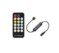 Regolatore LED a doppia temperatura di colore, telecomando a 17 tasti, dimmer di luminosità e temperatura di colore della striscia luminosa 5050