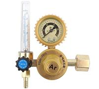 Regolatore Misuratore di Portata per Saldatura MIG TIG con Argon e CO2, Manometro 0-25MPa, Pressione Uscita 0,15 MPa in Lega e Ottone
