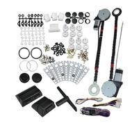 Regolatore Motore Alzacristalli Kit Universale Per Finestrino Elettrico Elettrico Regolatore Sollevamento Conversione Avvolgibile Per Camioncino SUV A 2 Porte Con Interruttore