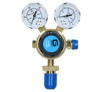 Regolatore ossigeno O2 monofase 2 gauge bombola gas 300 bar saldatore