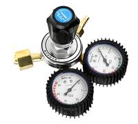 Regolatore per Bombole di Gas CO2 riduttore pressione co2 Regolatore Riduttore di Pressione per Anidride Carbonica G5/8 Regolatore di Pressione CO2 a Doppio Manometro regolatore co2 Gasschweißgeräte