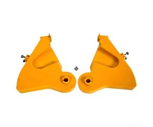 Regolatore per carta per Stampante per zebra ZD620 e ZD420 - Supporto Rotoli Adjustable con Braccio Metallico, Compatibile fino a 5 Pollici, 2 Unità