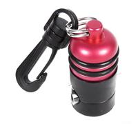 Regolatore per immersioni subacquee, supporto magnetico per tubo flessibile, regolabile, clip a polpo con fibbia a sgancio rapido in acciaio inox (rosso)